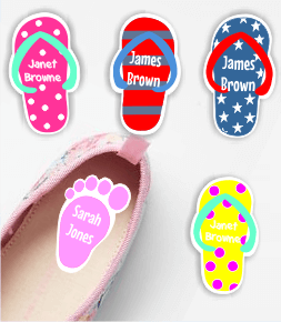 Funky Shoes labels